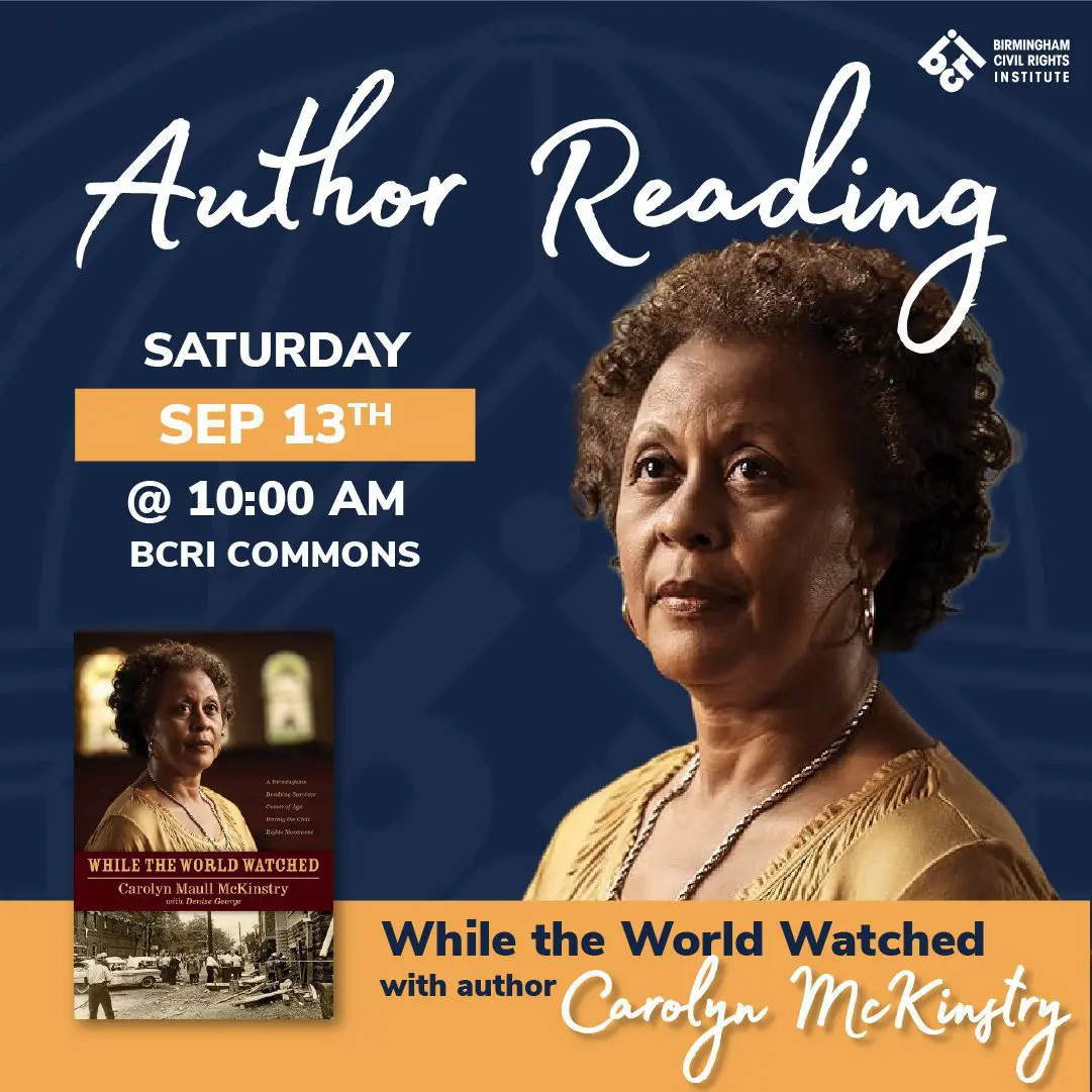 Author Reading with Carolyn McKinstry BCRI