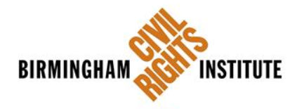 Birmingham Civil Rights Institute logo